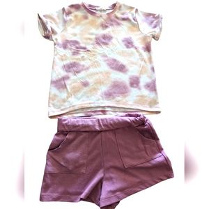 Jessica Simpson Purple and Cream Set